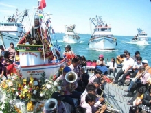 Desfile Marítimo fiesta de San Pedro y San Pablo Manabí